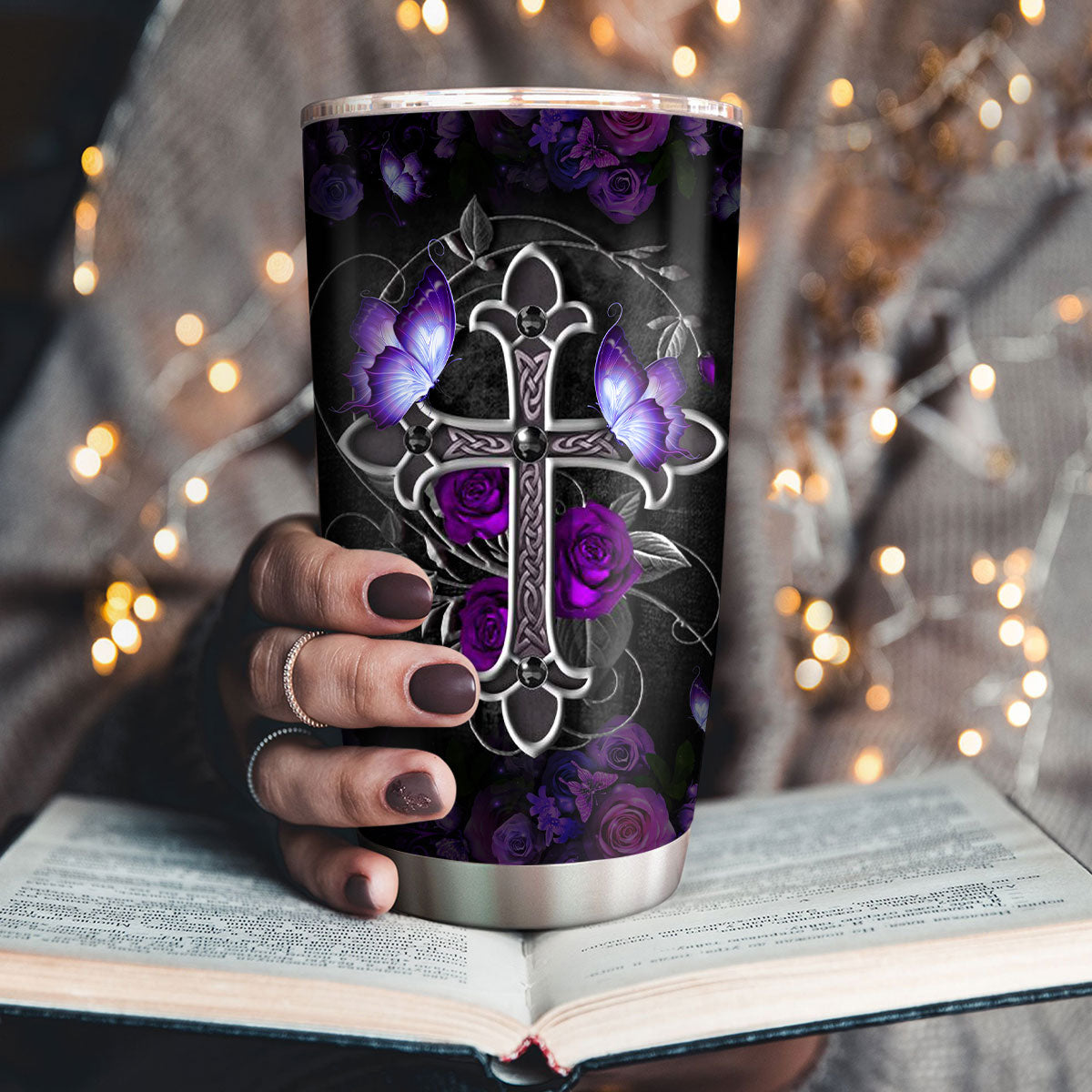 Jesus Cross - Inspirational Stainless Steel Tumbler 20oz
