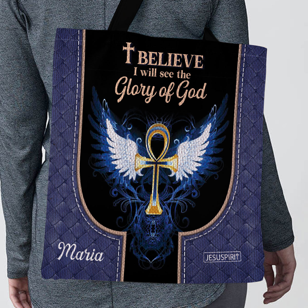 I Believe I Will See God's Glory - Personalized Tote Bag GTTJS10190