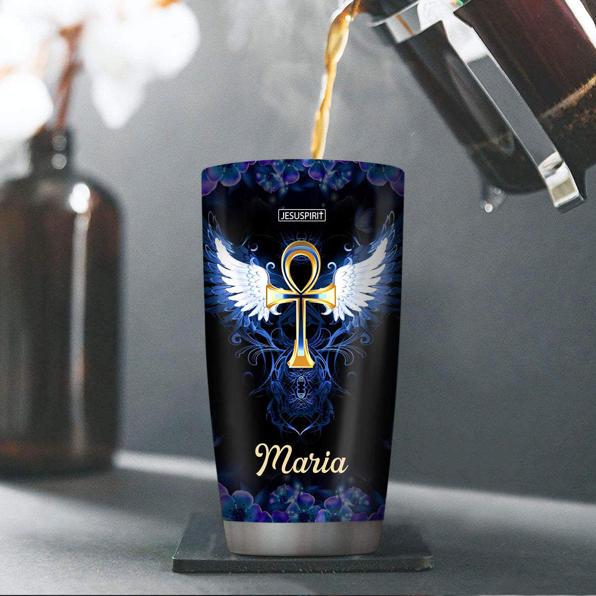 I Believe I Will See The Glory Of God - Personalized Stainless Steel Tumbler