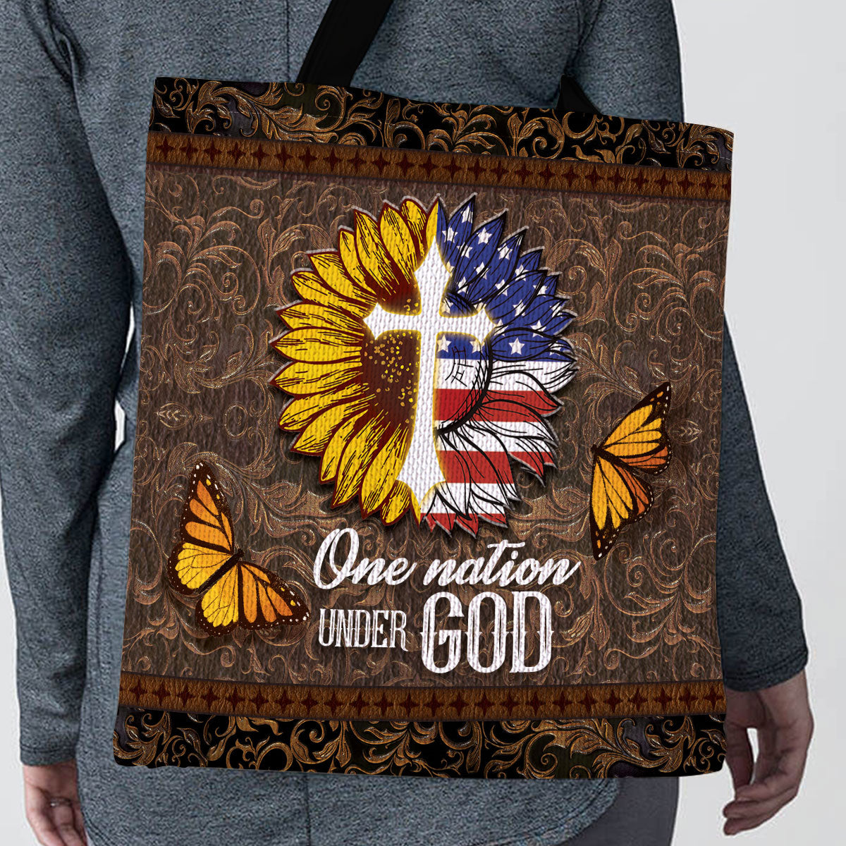 One Nation Under God - Patriotic Tote Bag GTTJS10341