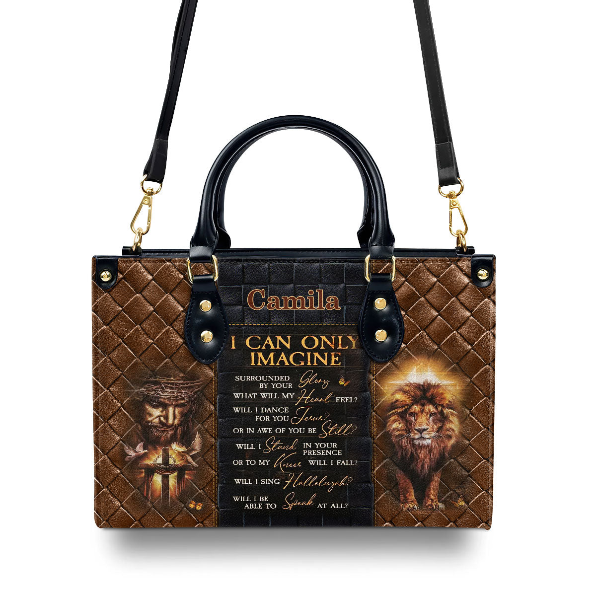Faith-Inspired - Personalized Leather Handbag GMJSLB200088