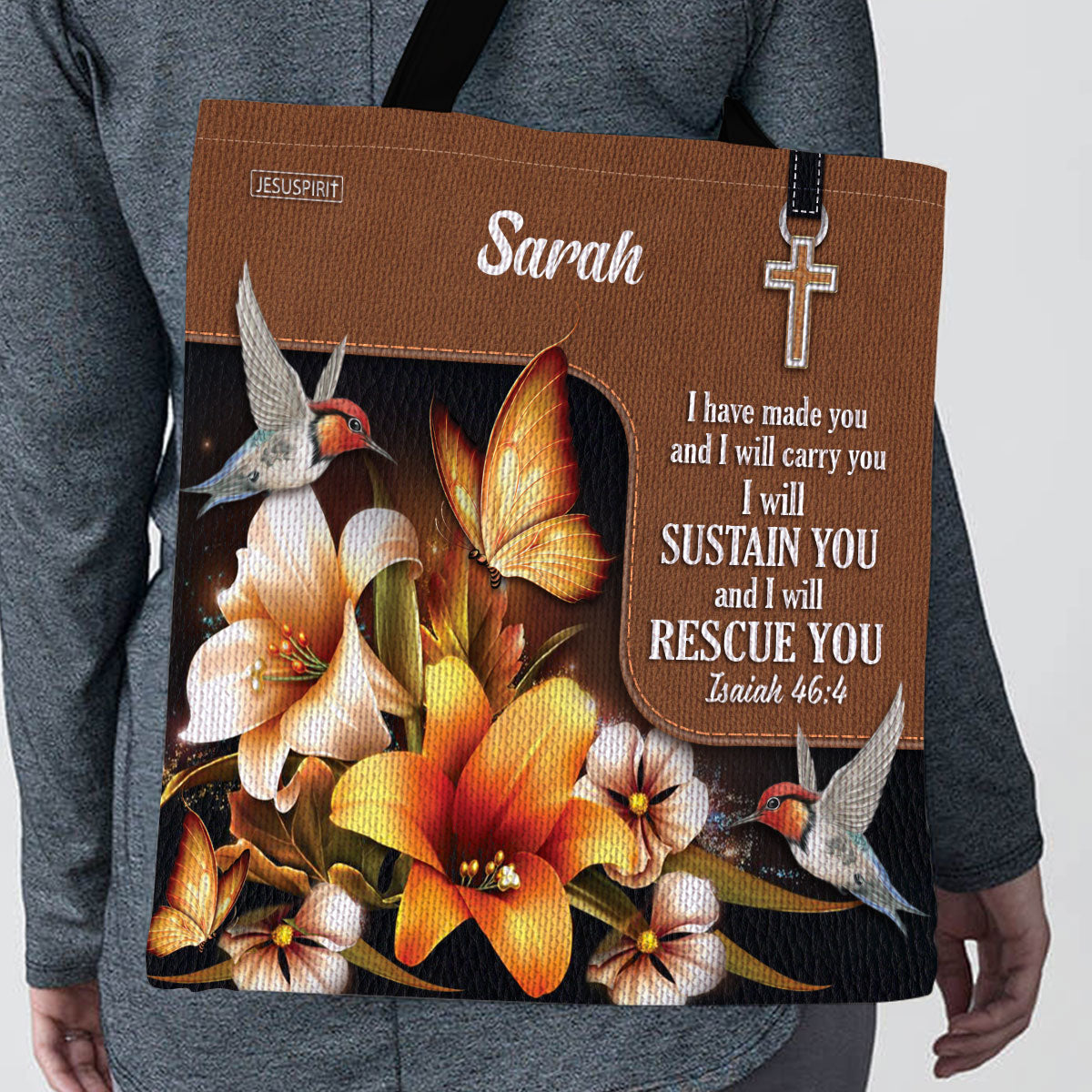 I Have Made You And I Will Carry You - Personalized Tote Bag GTTJS10131