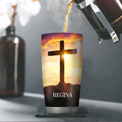Rise Up And Pray - Personalized Stainless Steel Tumbler