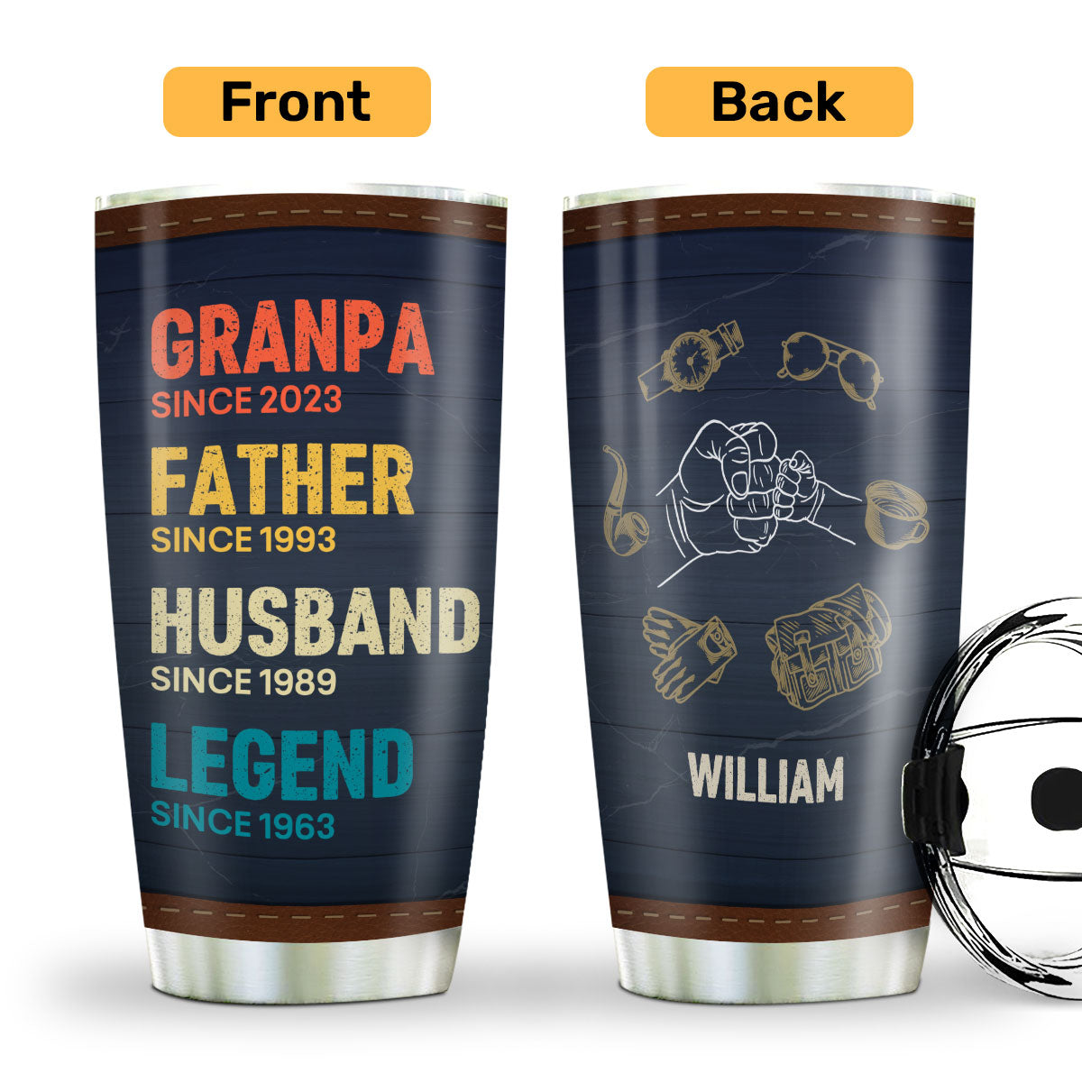 Legend Since - Personalized Stainless Steel Tumbler