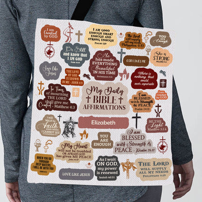 Jesus Spirit - Personalized Christian Tote Bag GTTJS10052