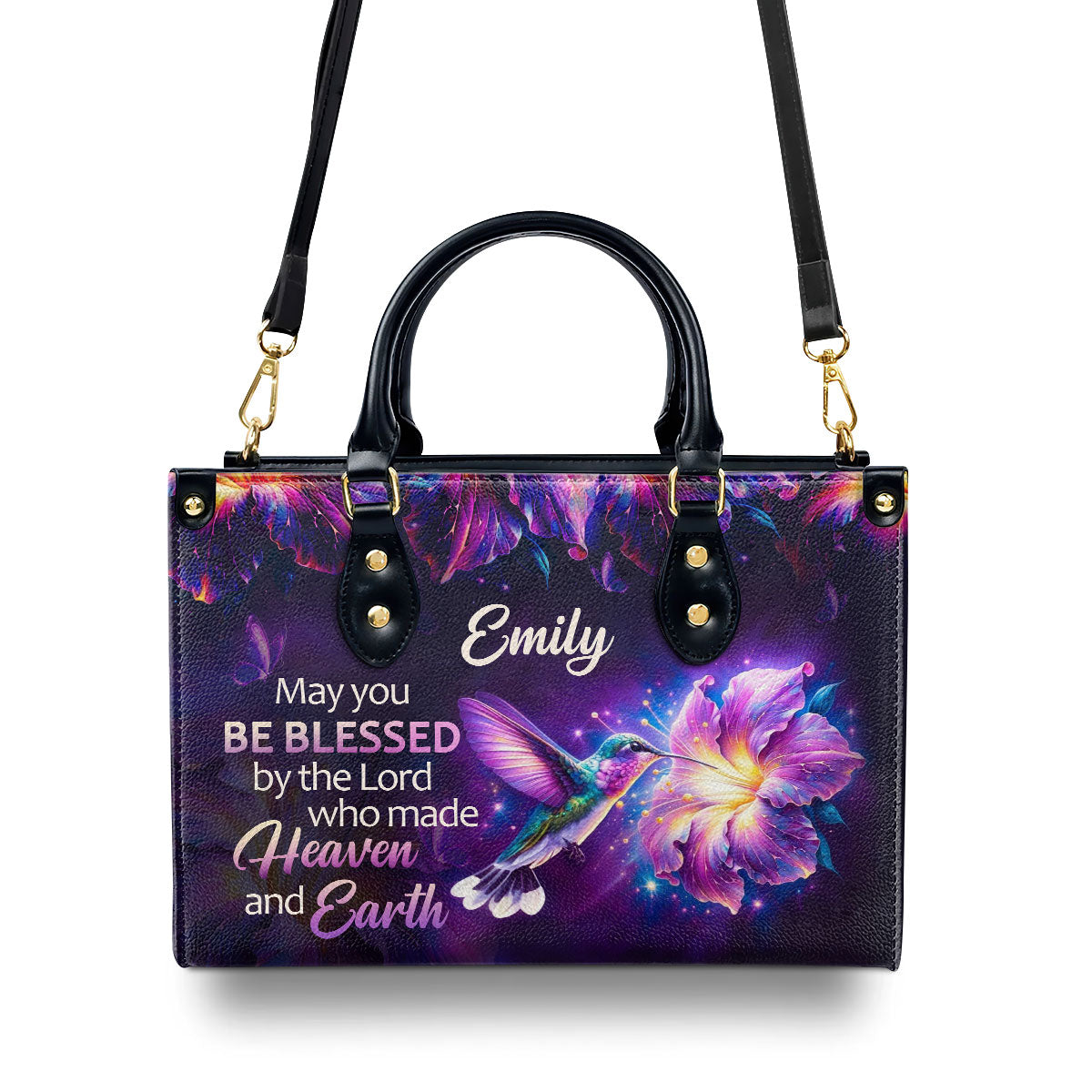 Be Blessed - Personalized Leather Handbag GMJSLB200025