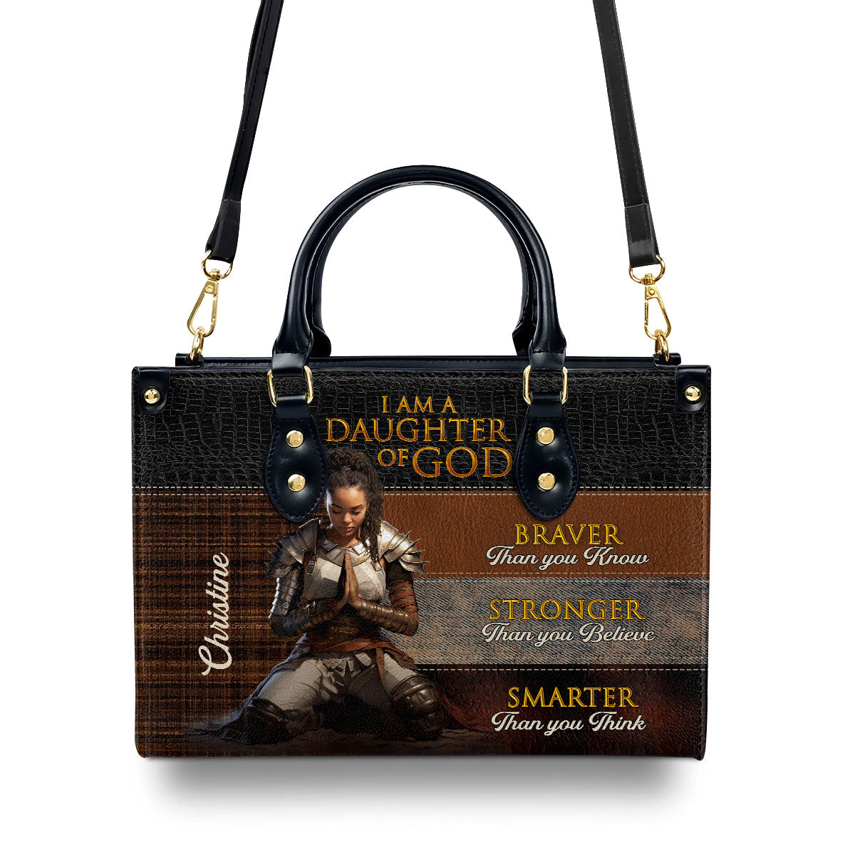 Faith-Inspired - Personalized Leather Handbag GMJSLB200031