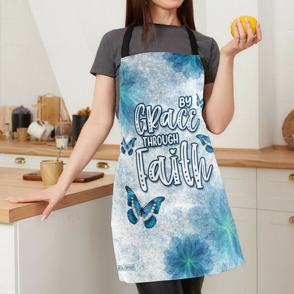 By Grace Through Faith - Christian Gift Apron