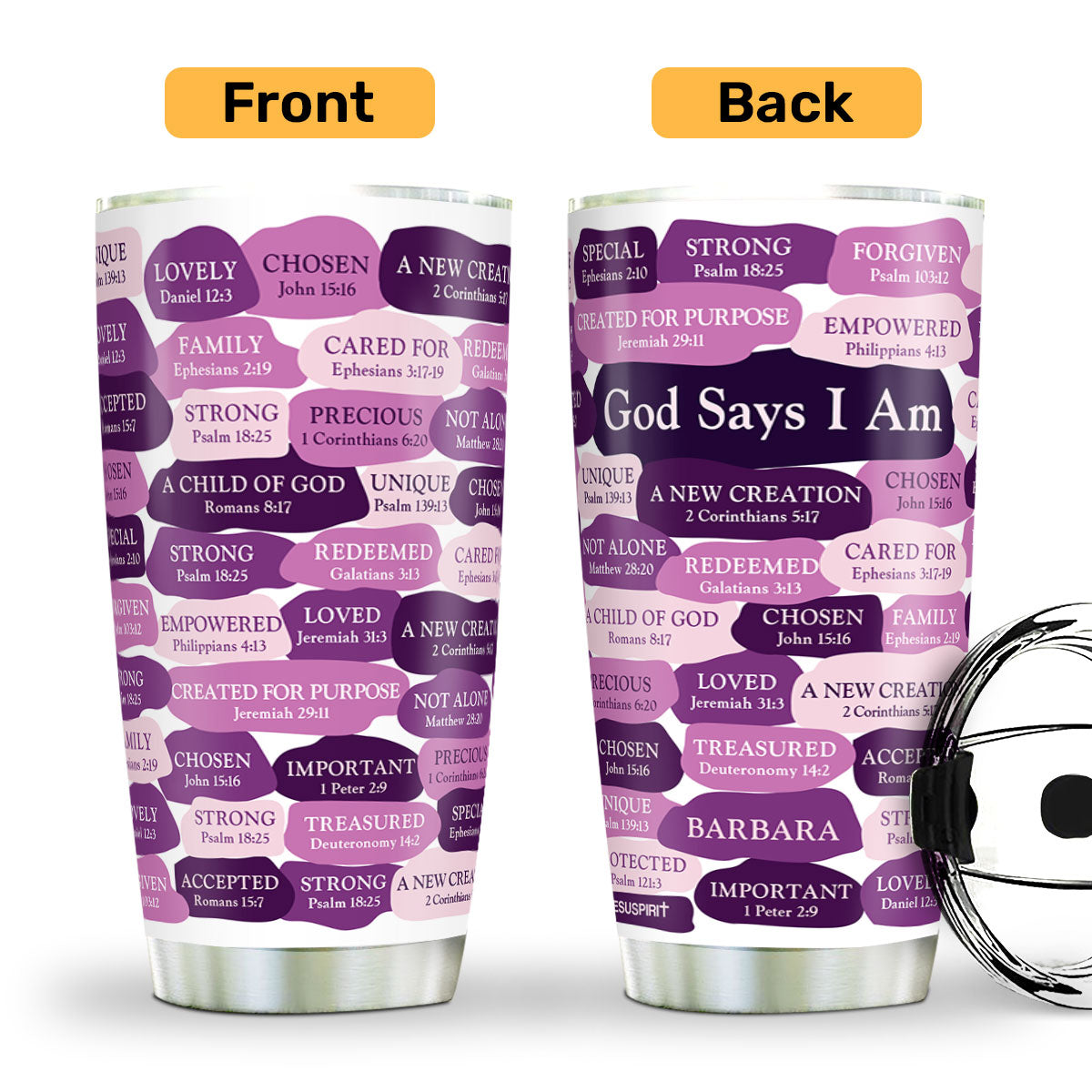 What God Says About You - Personalized Tumbler