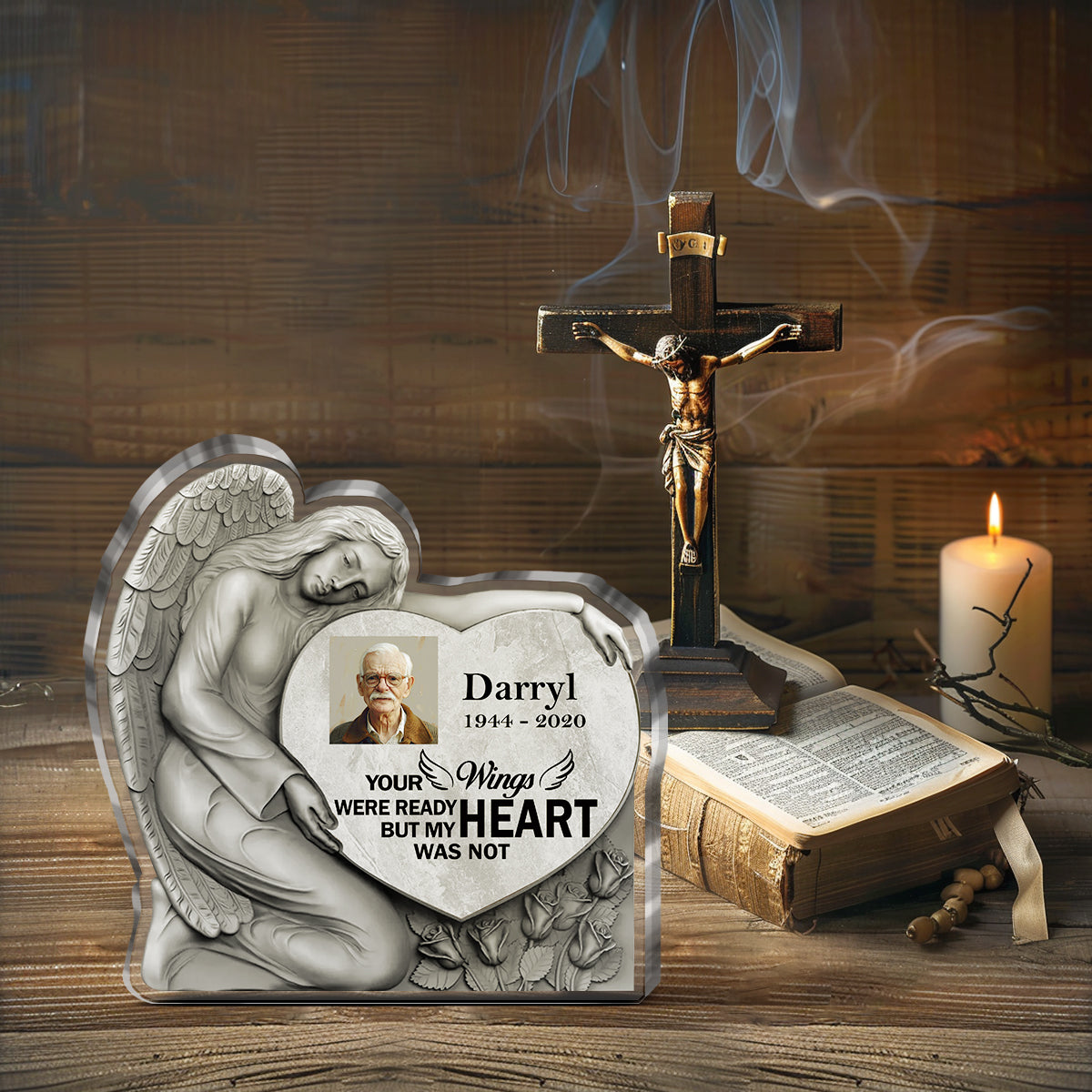 Your Wings Were Ready - Memorial Acrylic Plaque GAPJS10297