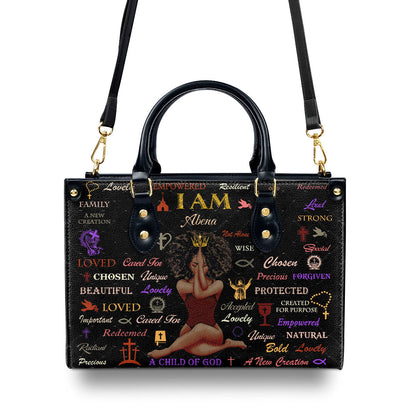 Child Of God - Personalized Leather Handbag - Gift for Women GMJSLB200033