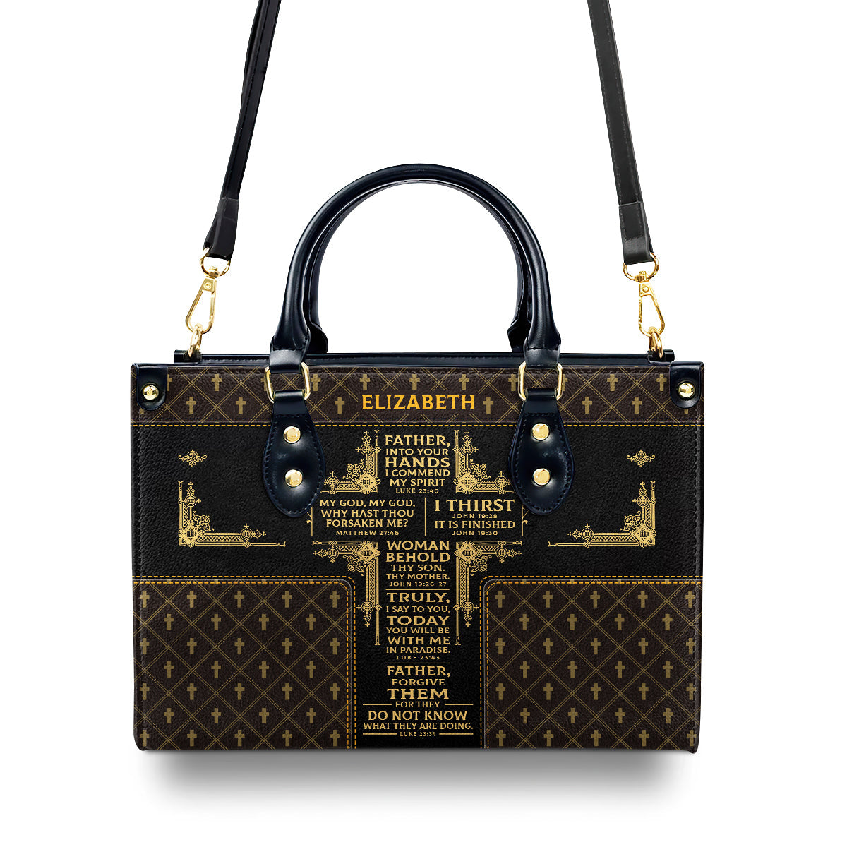 Faith-Inspired - Personalized Leather Handbag GMJSLB200001