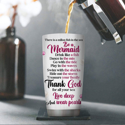 Thank God For All Your Sea - Personalized Tumbler