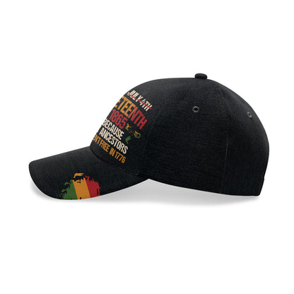 Juneteenth 1865 - Gift For Men - Personalized Classic Cap