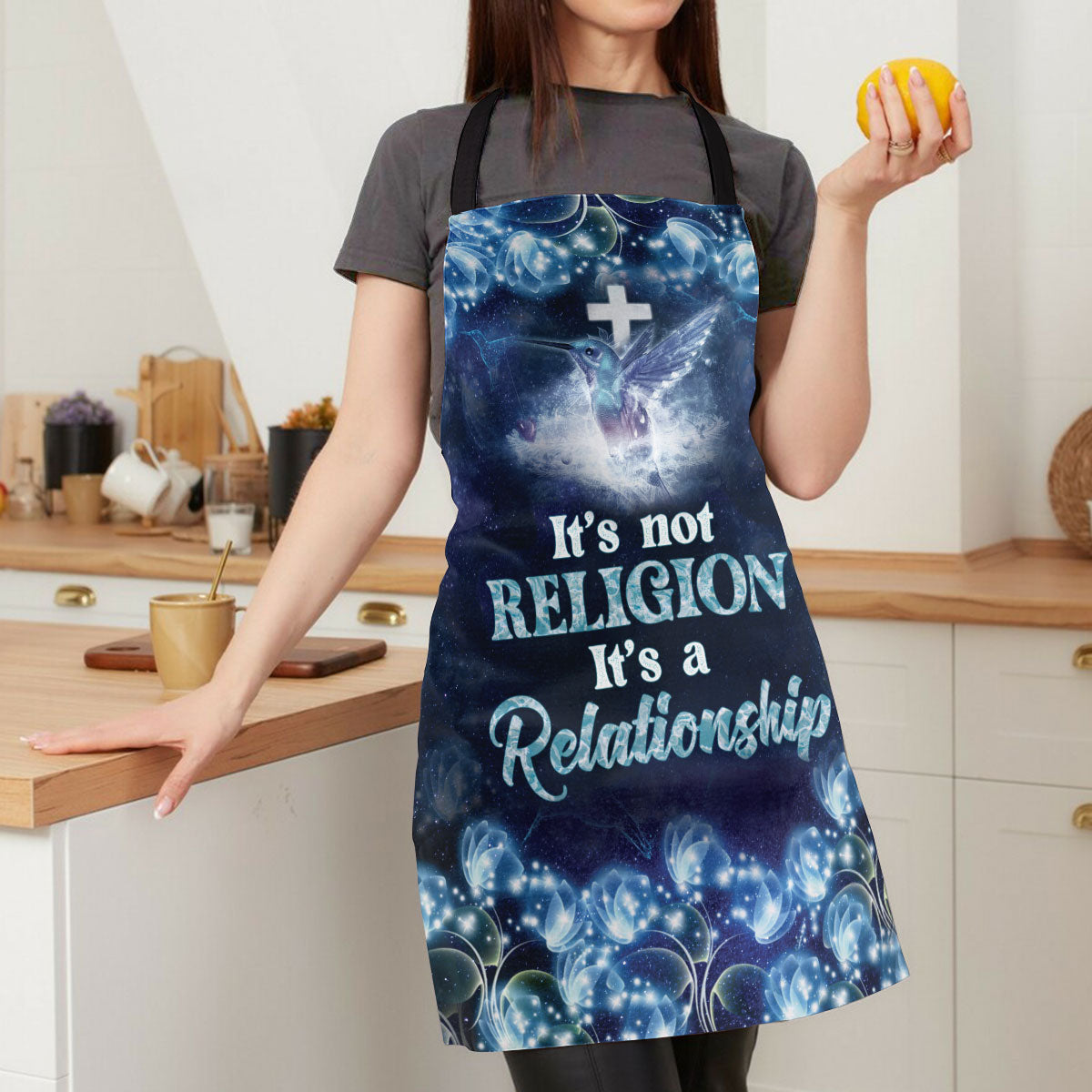 It's Not Religion It's A Relationship - Christian Apron
