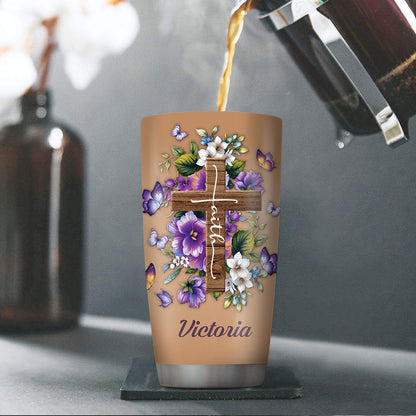 Faith-Inspired Gift for Mom - Personalized Stainless Steel Tumbler