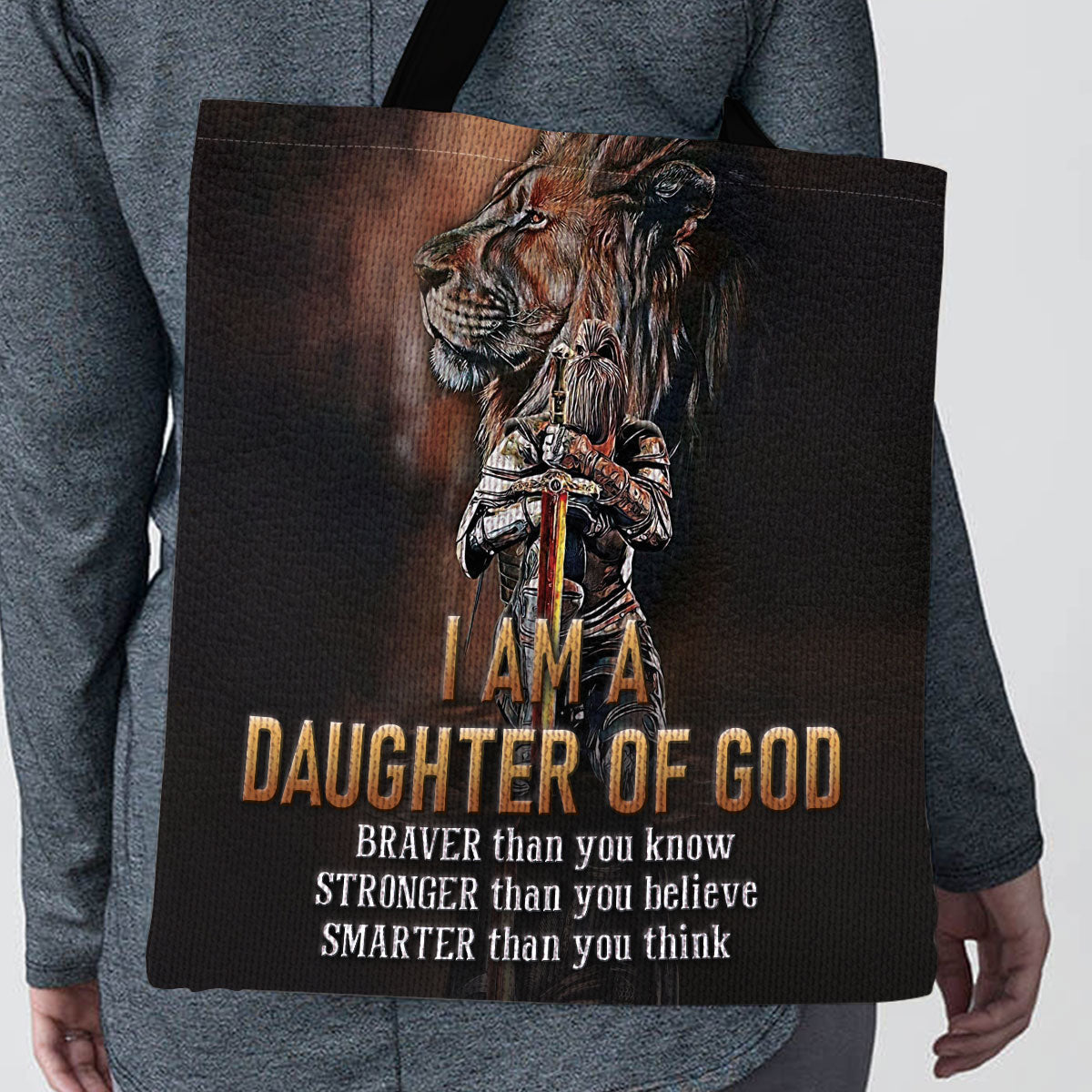 I Am A Daughter Of God - Faith Tote Bag - Gift For Daughter GTTJS10329