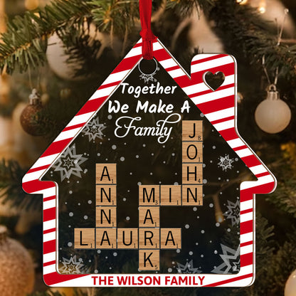 Together We Make A Family - Personalized Ornament GOJS10141