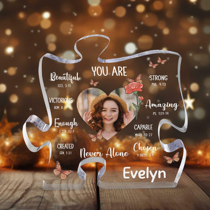 You Are Beautiful You Are Amazing - Personalized Acrylic Plaque GAPJS10293