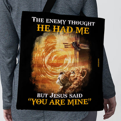 You Are Mine - Inspirational Tote Bag - Christian Gift for Loved One GTTJS10011