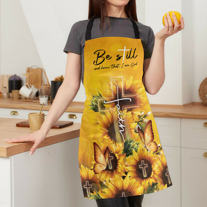 Be Still And Know That I Am God - Apron - Christian Kitchenware