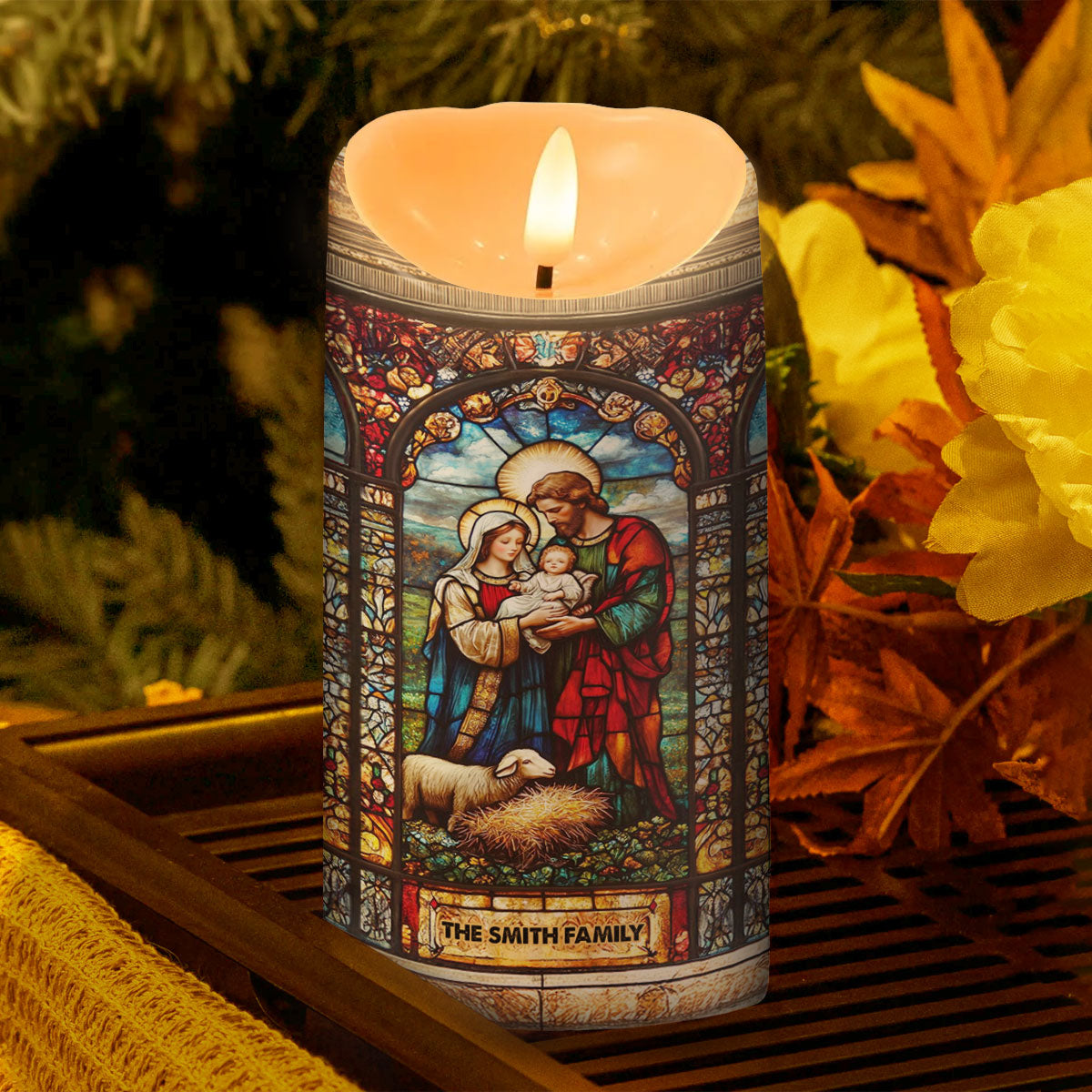 As For Me And My House - Personalized Faith Candle