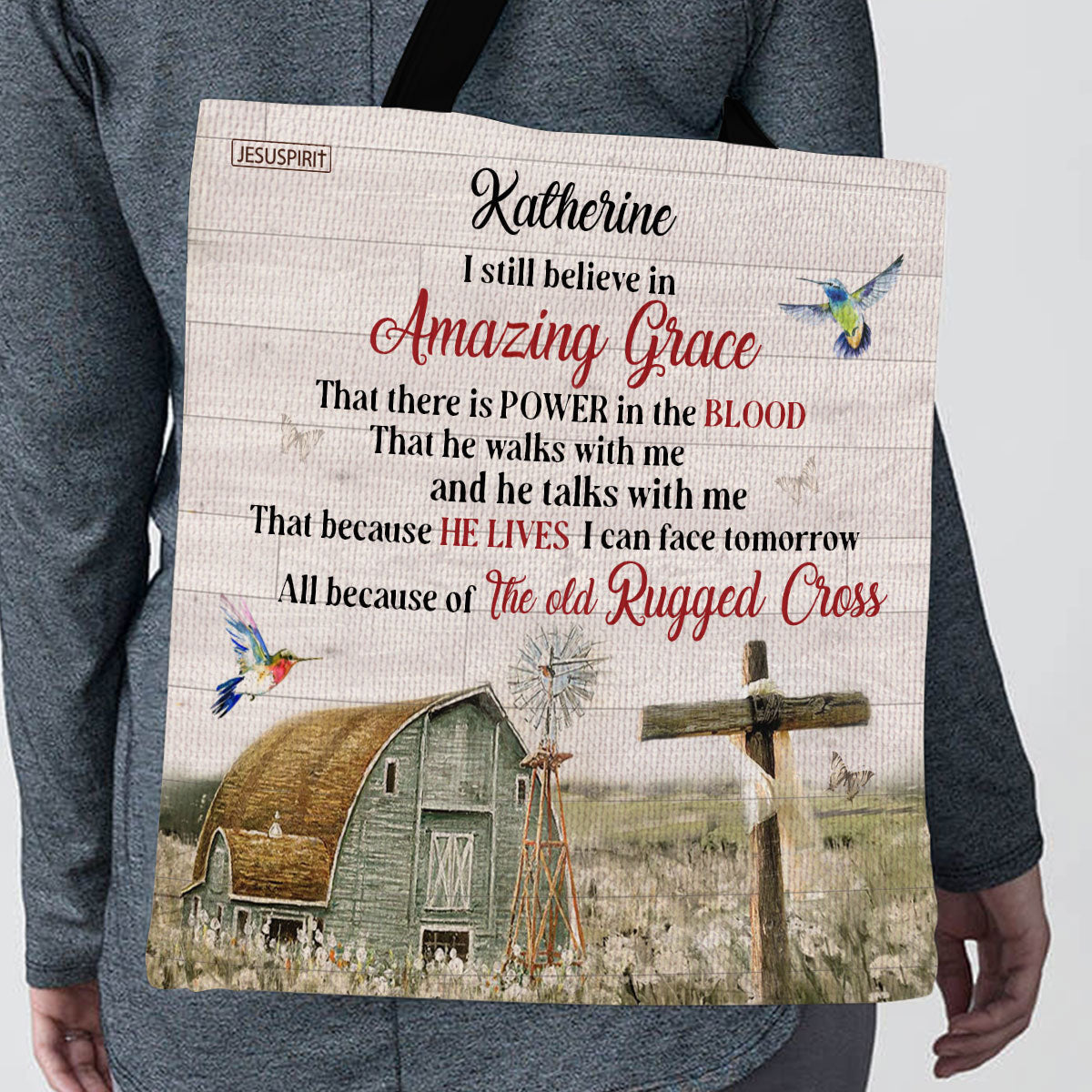 Inspirational Quote - Personalized Tote Bag GTTJS10103