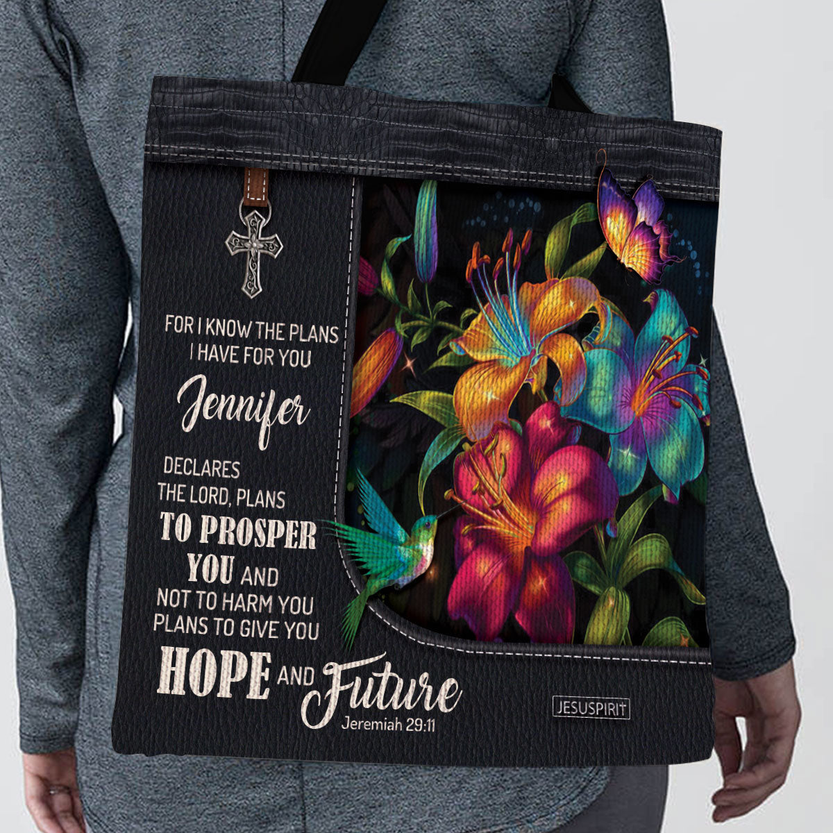 For I Know The Plans - Personalized Tote Bag GTTJS10139