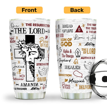 Jesus The Lord Of Lords - Personalized Tumbler - Faithful Drinkware