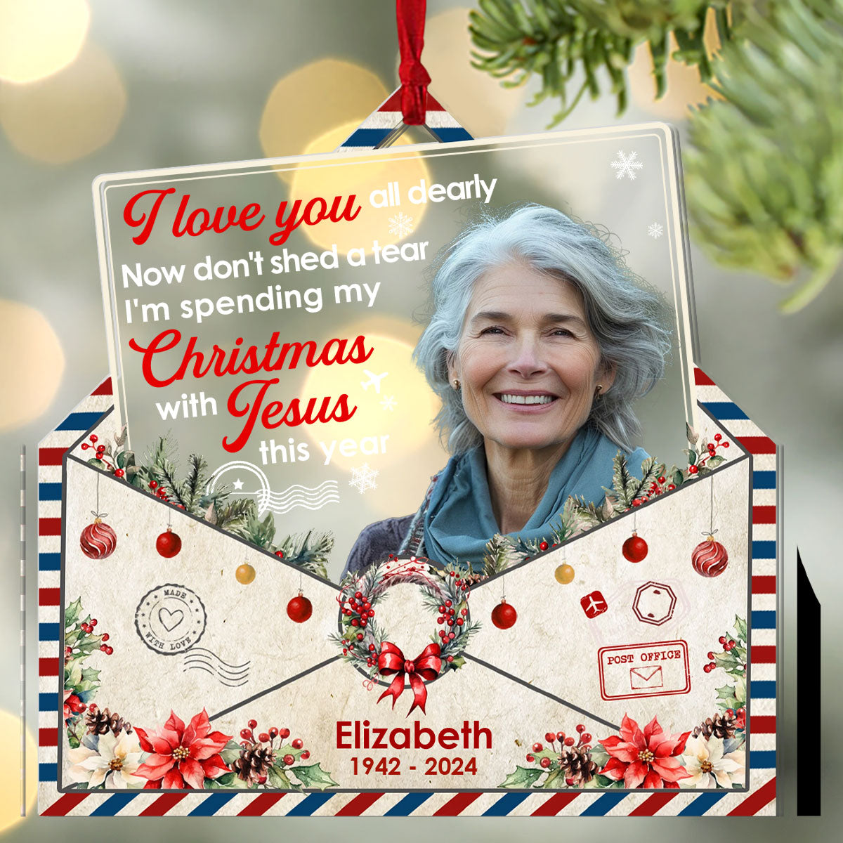 Letter From Heaven - Personalized Acrylic Ornament GOJS10139