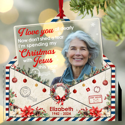 Letter From Heaven - Personalized Acrylic Ornament GOJS10139