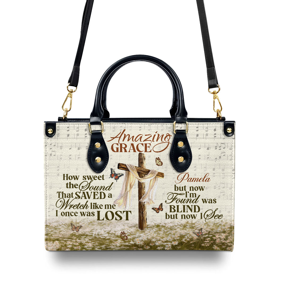 Faith-Inspired - Personalized Leather Handbag GMJSLB200025