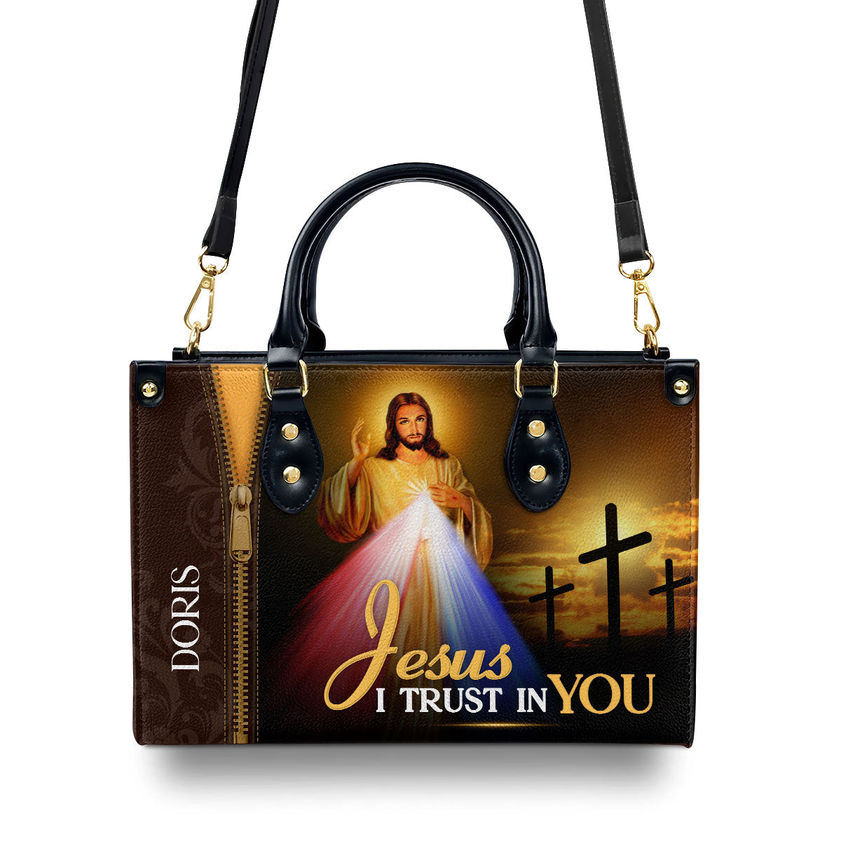 Faith-Inspired - Personalized Leather Handbag GMJSLB200098