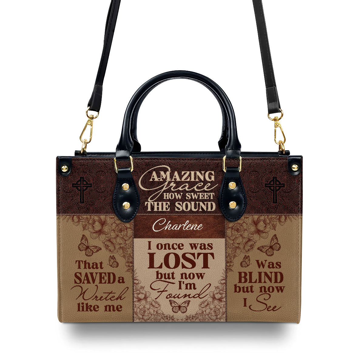 Faith-Inspired - Personalized Leather Handbag GMJSLB200026