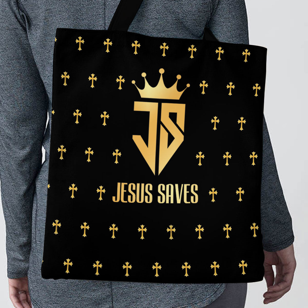 Jesus Saves - Inspirational Christian Tote Bag GTTJS10219