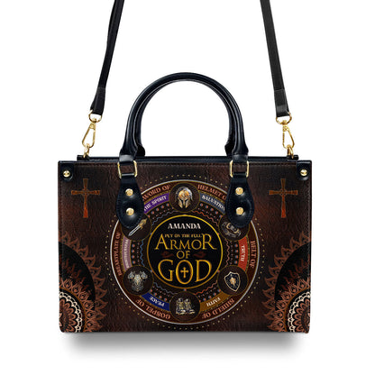 Armor Of God - Personalized Leather Handbag for Women GMJSLB200008