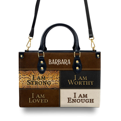 Faith-Inspired - Personalized Leather Handbag GMJSLB200087