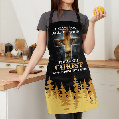I Can Do All Things - Personalized Apron for Women