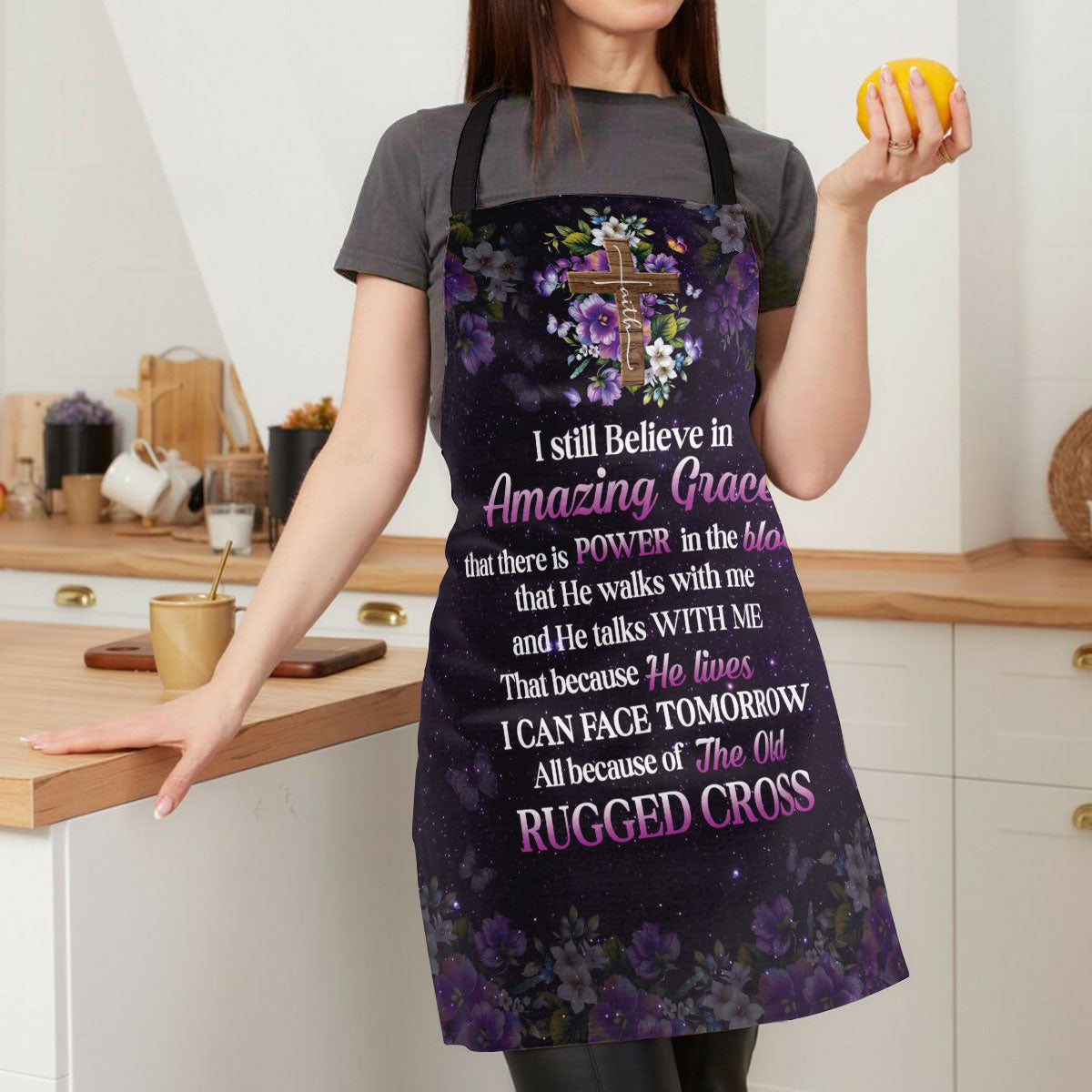 Amazing Grace - Christian Apron for Women
