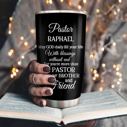 Brother and Friend - Inspirational Stainless Steel Tumbler