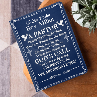 Faithful Christian Keepsake - Personalized Leather Cover Notebook GMJSNB200049