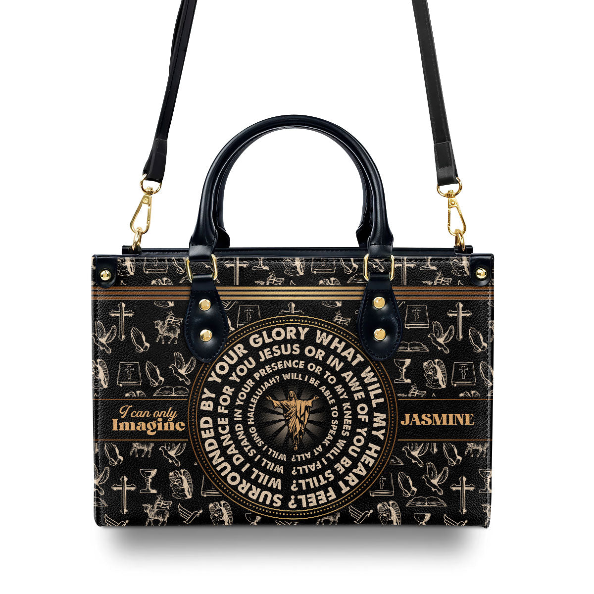 Faith-Inspired - Personalized Leather Handbag GMJSLB200099