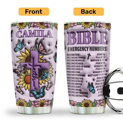 Faith-Inspired - Personalized Stainless Steel Tumbler