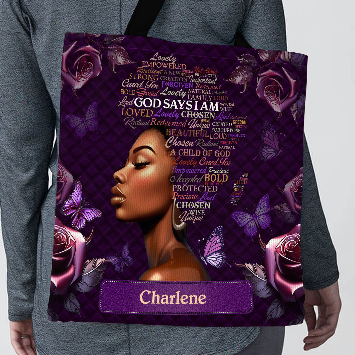 Matthew 5:8 - Personalized Tote Bag GTTJS10249