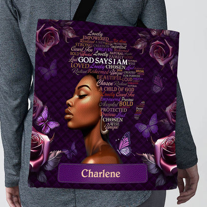 Matthew 5:8 - Personalized Tote Bag GTTJS10249