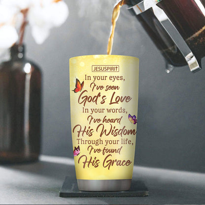 Found His Grace - Inspirational Stainless Steel Tumbler