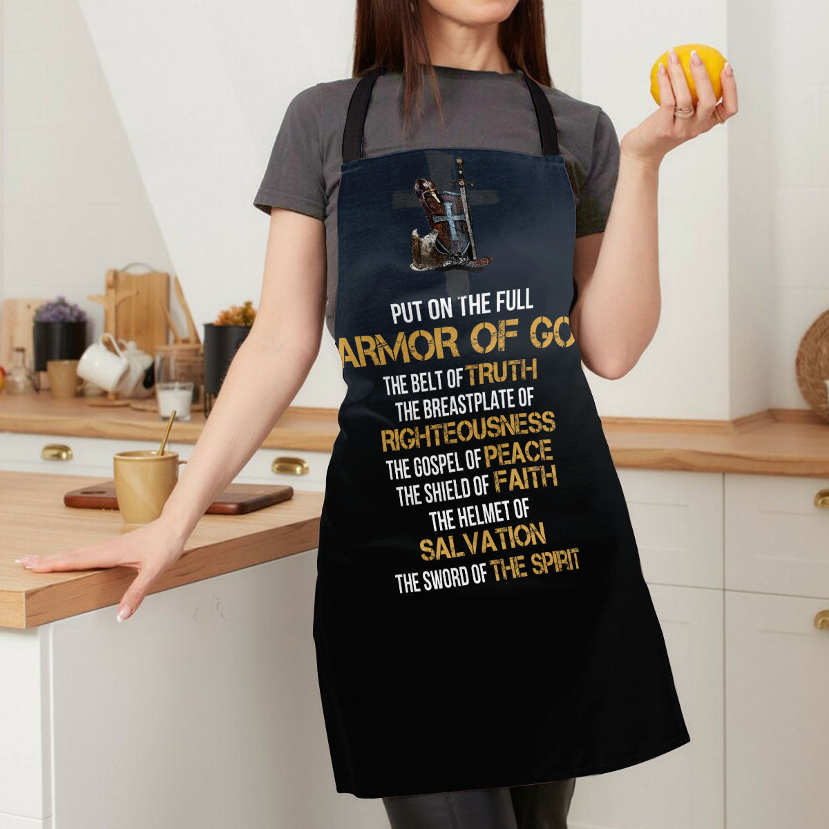 Full Armor of God - Faithful Kitchen Apron