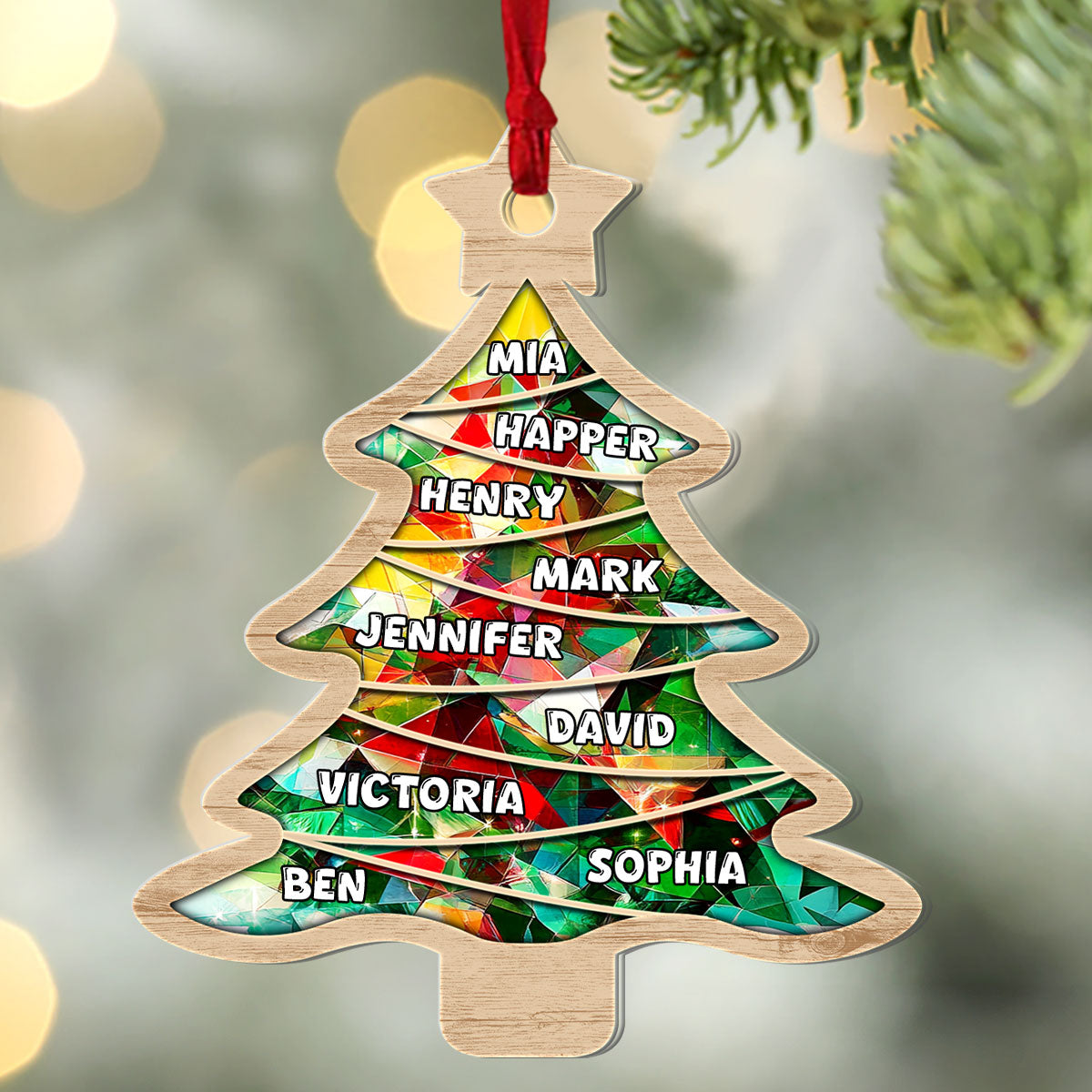 Christmas Gift - Personalized Acrylic Ornament GOJS10128