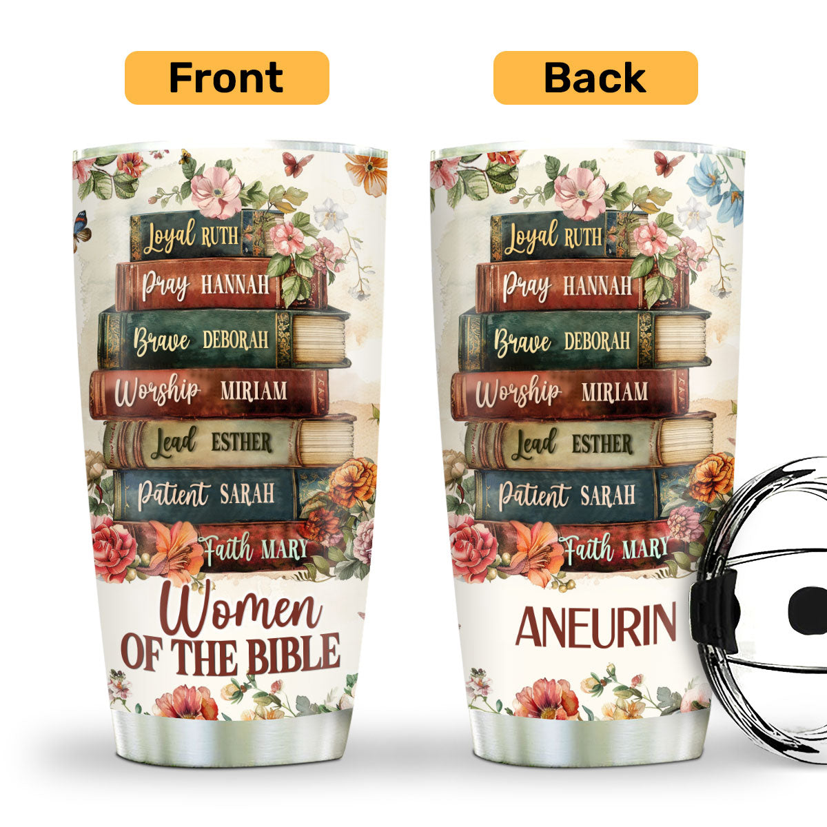 Women Of The Bible - Personalized Stainless Steel Tumbler