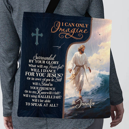 Matthew 5:8 Inspirational Gift - Personalized Tote Bag GTTJS10243